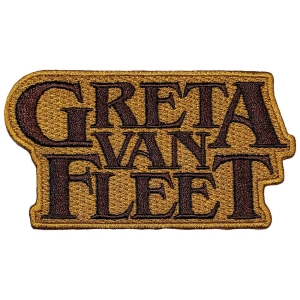 Greta Van Fleet - Amber Logo Woven Patch i gruppen MERCHANDISE / Merch / Metal hos Bengans Skivbutik AB (5565579)