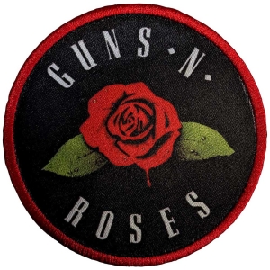 Guns N Roses - Rose Printed Patch i gruppen MERCHANDISE / Merch / Metal hos Bengans Skivbutik AB (5565581)