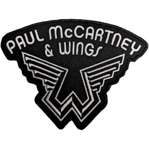 Paul Mccartney - Wings Logo Woven Patch i gruppen MERCHANDISE / Merch / Pop-Rock hos Bengans Skivbutik AB (5565598)