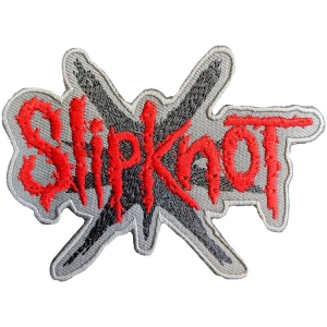 Slipknot - 9-Point Star Woven Patch i gruppen MERCHANDISE / Merch / Metal hos Bengans Skivbutik AB (5565602)