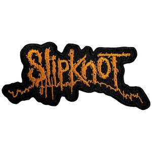 Slipknot - Orange Logo Woven Patch i gruppen MERCHANDISE / Merch / Metal hos Bengans Skivbutik AB (5565603)