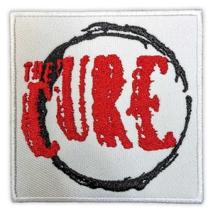 The Cure - Circle Logo Woven Patch i gruppen MERCHANDISE / Merch / Pop-Rock hos Bengans Skivbutik AB (5565604)