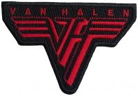 Van Halen - Patch Classic Red Logo (5,5 X 7,9 C i gruppen MERCHANDISE / Merch / Metal hos Bengans Skivbutik AB (5565611)