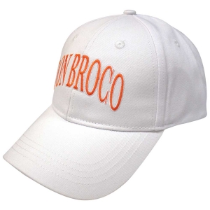 Don Broco - Orange Logo Wht Baseball Cap i gruppen MERCHANDISE / Merch / Metal hos Bengans Skivbutik AB (5565633)