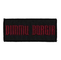 Dimmu Borgir - Patch - Logo (Red) i gruppen VI TIPSER / Fredagsutgivelser / Fredag den 18:e oktober 2024 hos Bengans Skivbutik AB (5565851)