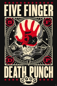 Five Finger Death Punch - Knucklehead Poster i gruppen MERCHANDISE / Merch / Metal hos Bengans Skivbutik AB (5566024)