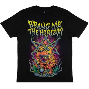 Bring Me The Horizon - Smoking Dinosaur Uni Bl T-Shirt i gruppen MERCHANDISE / T-shirt / Metal hos Bengans Skivbutik AB (5566142r)