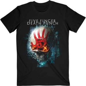 Five Finger Death Punch - Interface Skull Uni Bl T-Shirt i gruppen MERCHANDISE / T-shirt / Metal hos Bengans Skivbutik AB (5566143r)