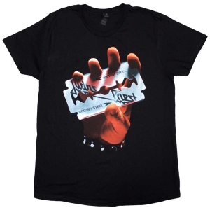 Judas Priest - British Steel Lady Bl T-Shirt i gruppen MERCHANDISE / T-shirt / Metal hos Bengans Skivbutik AB (5566145r)