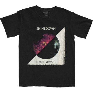 Shinedown - Planet Zero Album Uni Bl T-Shirt i gruppen MERCHANDISE / T-shirt / Pop-Rock hos Bengans Skivbutik AB (5566338r)