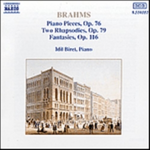 Brahms Johannes - Piano Pieces Op 76, 79 & 116 i gruppen VI TIPSER / Julegavetips CD hos Bengans Skivbutik AB (556668)