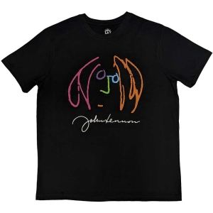 John Lennon - Self Portrait Full Colour Uni Bl T-Shirt i gruppen MERCHANDISE / T-shirt / Pop-Rock hos Bengans Skivbutik AB (5566712r)