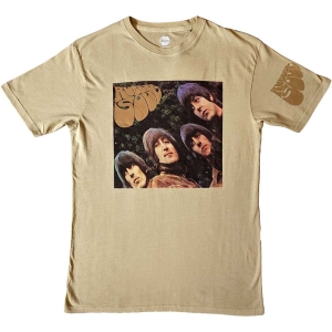 Beatles - Rubber Soul Us Uni Sand T-Shirt i gruppen MERCHANDISE / T-shirt / Pop-Rock hos Bengans Skivbutik AB (5566995r)