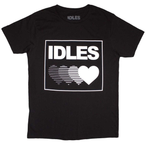 Idles - Gradient Heart Uni Bl T-Shirt i gruppen MERCHANDISE / T-shirt / Pop-Rock hos Bengans Skivbutik AB (5567001r)