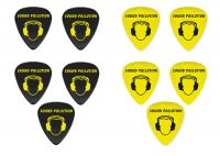 Sound Pollution - Plektrum / Pick 10 Pack - Sp Logo i gruppen MERCHANDISE / Accessoarer / Metal hos Bengans Skivbutik AB (5567032)