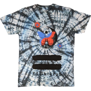 Ed Sheeran - Yin & Yang Butterfly Wht Dip-Dye T-Shirt i gruppen MERCHANDISE / T-shirt / Pop-Rock hos Bengans Skivbutik AB (5567277r)