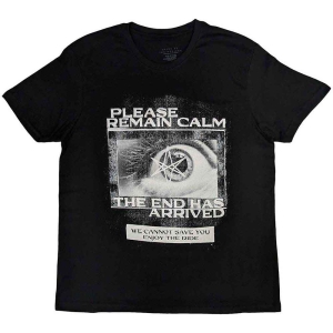 Bring Me The Horizon - Remain Calm Fp Uni Bl T-Shirt i gruppen MERCHANDISE / T-shirt / Metal hos Bengans Skivbutik AB (5567527r)