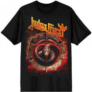 Judas Priest - The Serpent Uni Bl T-Shirt i gruppen MERCHANDISE / T-shirt / Metal hos Bengans Skivbutik AB (5567532r)