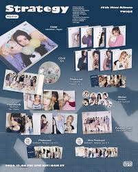 Twice - Strategy SET (Step 4 Ver.) + Photocards i gruppen Annet /  hos Bengans Skivbutik AB (5569579)