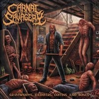 Carnal Savagery - Graveworms, Cadavers, Coffins And B i gruppen Annet /  hos Bengans Skivbutik AB (5570623)