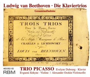 Trio Picasso - Ludwig Van Beethoven - Piano Trios i gruppen VI TIPSER / Julegavetips CD hos Bengans Skivbutik AB (5570711)