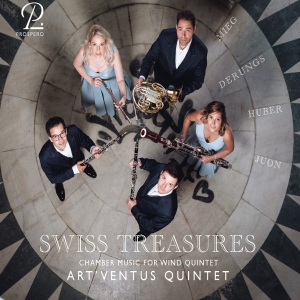 Art'ventus Quintet - Swiss Treasures - Unknown Swiss Mus i gruppen CD / Klassisk hos Bengans Skivbutik AB (5570813)