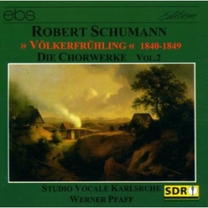 Studio Vocale Karlsruhe Werner Pfa - Robert Schumann: Choral Works Vol. i gruppen CD / Klassisk hos Bengans Skivbutik AB (5573842)