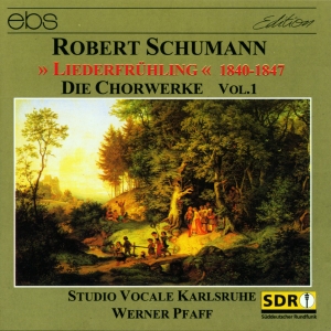 Werner Pfaff Studio Vocale Karlsru - Robert Schumann: Choral Works Vol. i gruppen CD / Klassisk hos Bengans Skivbutik AB (5573869)