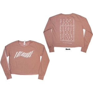 Ateez  - Sweatshirt Small Uni: Fellowship Map The Treasure Crop (Back Print & Ex-Tour) (Small) i gruppen MERCHANDISE / T-shirt / Nyheter / K-Pop hos Bengans Skivbutik AB (5574326)