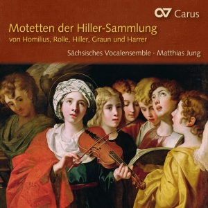 Sächsisches Vocalensemble - Motets Of The Hiller-Collection i gruppen VI TIPSER / Julegavetips CD hos Bengans Skivbutik AB (5574453)