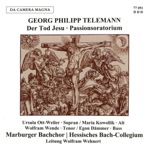 Telemann G P - Der Tod Jesu Twv 5:6 i gruppen VI TIPSER / Julegavetips CD hos Bengans Skivbutik AB (5574894)