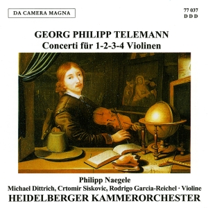 Telemann G P - Concertos For 1-2-3-4 Violins i gruppen VI TIPSER / Julegavetips CD hos Bengans Skivbutik AB (5574980)