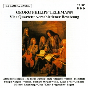 Telemann G P - 4 Quartets i gruppen VI TIPSER / Julegavetips CD hos Bengans Skivbutik AB (5574992)