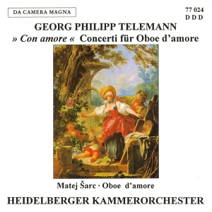 Telemann G P - Concertos For Oboe D'amore i gruppen VI TIPSER / Julegavetips CD hos Bengans Skivbutik AB (5575007)