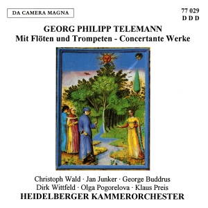 Telemann G P - Mit Flöten & Trompeten - Concertant i gruppen VI TIPSER / Julegavetips CD hos Bengans Skivbutik AB (5575009)