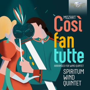 W A Mozart - Cosi Fan Tutte, Arranged For Wind Q i gruppen CD / Kommende / Klassisk hos Bengans Skivbutik AB (5575321)