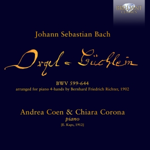 J.S. Bach - Orgelbuchlein, Bwv 599-644 Arranged i gruppen CD / Kommende / Klassisk hos Bengans Skivbutik AB (5575324)