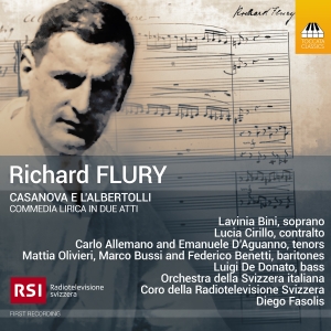 Richard Flury - Casanova E L'albertolli, Comedia Li i gruppen CD / Kommende / Klassisk hos Bengans Skivbutik AB (5575458)