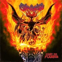 Saber - Lost In Flames (Orange Marbled) i gruppen VINYL / Kommende / Metal hos Bengans Skivbutik AB (5576943)