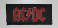 Ac/Dc - Patch Red Logo (4,4 X 9,7 Cm) i gruppen MERCHANDISE / Accessoarer / Metal hos Bengans Skivbutik AB (5577290)