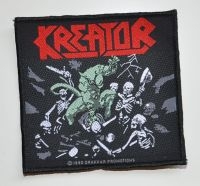 Kreator - Patch Pleasure To Kill (9,2 X 8,7 C i gruppen MERCHANDISE / Accessoarer / Metal hos Bengans Skivbutik AB (5577304)