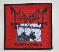 Mayhem - Patch Deathcrush  (10,3 X 9,8 Cm) i gruppen MERCHANDISE / Accessoarer / Metal hos Bengans Skivbutik AB (5577307)