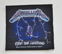 Metallica - Patch Ride The Lightning (10,4 X 9, i gruppen MERCHANDISE / Accessoarer / Metal hos Bengans Skivbutik AB (5577309)