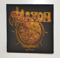 Saxon - Patch Sacrifice (10,2 X 10,5 Cm) i gruppen MERCHANDISE / Accessoarer / Metal hos Bengans Skivbutik AB (5577312)