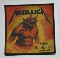 Metallica - Patch Jump In The Fire (10,3 X 10,3 i gruppen MERCHANDISE / Accessoarer / Metal hos Bengans Skivbutik AB (5577321)