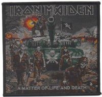 Iron Maiden - Patch A Matter Of Life And Death  ( i gruppen MERCHANDISE / Accessoarer / Metal hos Bengans Skivbutik AB (5577346)