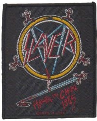 Slayer - Patch Haunting The Chapel (10 X 10, i gruppen MERCHANDISE / Accessoarer / Metal hos Bengans Skivbutik AB (5577348)