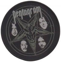 Pentagram - Patch Baphomet (10 Cm) i gruppen MERCHANDISE / Accessoarer / Metal hos Bengans Skivbutik AB (5577349)