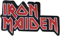 Iron Maiden - Logo Cut Out Patch (6,0 X 10,1 Cm) i gruppen MERCHANDISE / Accessoarer / Metal hos Bengans Skivbutik AB (5577355)