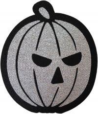 Helloween - Silver Pumpkin Patch (10,1 X 8,9 Cm i gruppen MERCHANDISE / Accessoarer / Metal hos Bengans Skivbutik AB (5577362)